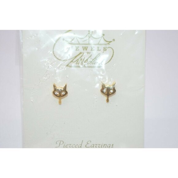 Jewel By ParkLane Gold Tone Clear Rhinestone Eyed - Picture 2 of 4